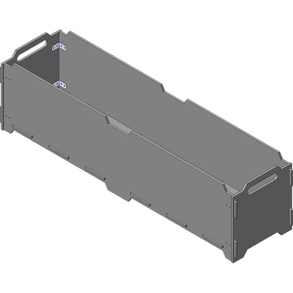 BELCASE TC-12030UNI-9, 1219x310x325мм, ящик транспортировочный универсальный