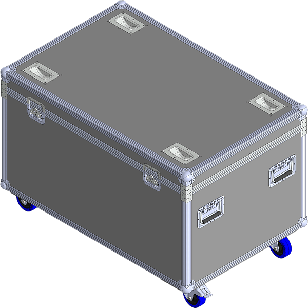 BELCASE ТС-LED1000/6-R, 1073x696x588мм, кейс транспортировочный для 6-ти LED кабинетов 1000х500мм