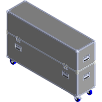 BELCASE TC-65-R, 1531x400x871мм, кейс транспортировочный для телевизора 65"