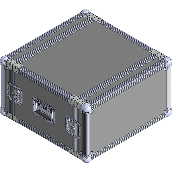 BELCASE RC-4005v-F, 600x590x332мм, кейс рэковый 5U с амортизирующей прокладкой, рабочая глубина 40см