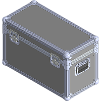 BELCASE TC-MON27-1/F, 658x320х403мм, кейс транспортировочный для монитора 27" с отсеком для кабелей и держателей