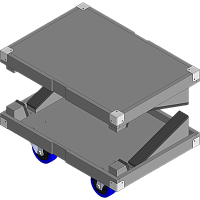 BELCASE TP-BLA206A-SAT-R, 590x420x139мм, площадка транспортировочная площадка для АС BLA206A SAT