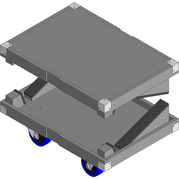 BELCASE TP-BLA206A-SAT-R, 590x420x139мм, площадка транспортировочная площадка для АС BLA206A SAT