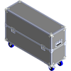 BELCASE TC-43-R, 1036x333x611мм, кейс транспортировочный для телевизора 43"