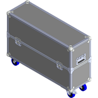 BELCASE TC-43-R, 1036x333x611мм, кейс транспортировочный для телевизора 43"