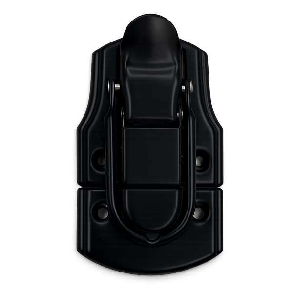 BELCASE BC-03LL-blk, замок-защелка с накидной скобой, средний, черный