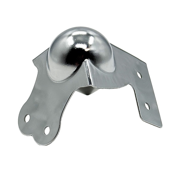 BELCASE BC-01BCC-chr, угол шарообразный, средний, со встроенной угловой стяжкой, хром