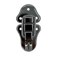 BELCASE BC-02LL-chr, замок-защелка с накидной скобой, большой, хром