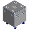 BELCASE TC-6060UNIPART-R, 603x603x603мм, кейс транспортировочный универсальный с перегородками, высота 600мм