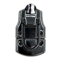 BELCASE BC-03LL-chr, замок-защелка с накидной скобой, средний, хром