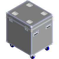 BELCASE ТС-COMM640/5-R, 691x595x701мм, кейс транспортировочный для коммутации (ТС-LED640/5-R)