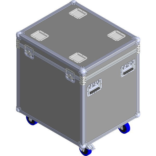 BELCASE ТС-COMM640/5-R, 691x595x701мм, кейс транспортировочный для коммутации (ТС-LED640/5-R)