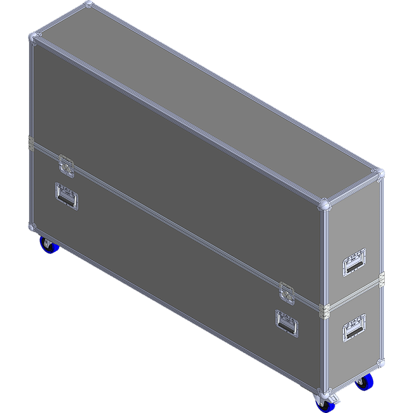 BELCASE TC-85-R, 1977x400x1124мм, кейс транспортировочный для телевизора 85"