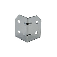 BELCASE BC-01MDB-chr, скоба угловая средняя двойная, хром