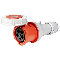 BELBOX BB-2352N, розетка силовая кабельная, 63А, 380В, 5P, 3P+N+E, IP67, красная