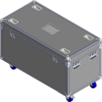 BELCASE TC-12060UNIPART-R, 1203x603x603мм, кейс транспортировочный универсальный с перегородками, высота 600мм