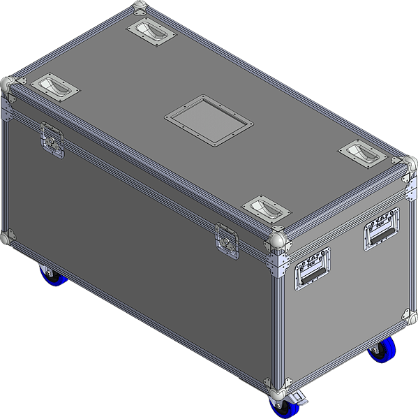 BELCASE TC-12060UNIPART-R, 1203x603x603мм, кейс транспортировочный универсальный с перегородками, высота 600мм