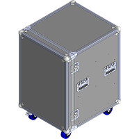 BELCASE TC-UCD3-R, 601x681x821мм, кейс транспортировочный c тремя выдвижными ящиками и крышкой-столом, высота 820мм