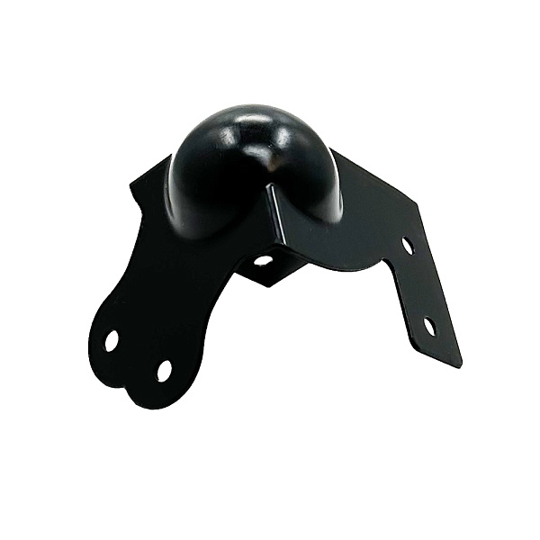 BELCASE BC-01BCC-blk, угол шарообразный, средний, со встроенной угловой стяжкой, черный