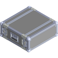 BELCASE RС-3004-F, 517x530x209мм, кейс рэковый для BEHRINGER WING RACK, рабочая глубина 30см, 4U