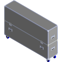 BELCASE TC-75-R, 1776x400x1096мм, кейс транспортировочный для телевизора 75"