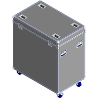 BELCASE ТС-LED960/4-R, 1011x619x1021мм, кейс транспортировочный для 4-х LED кабинетов 960х960мм