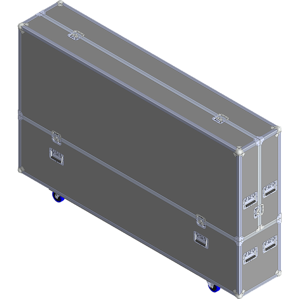 BELCASE TC-100-R, 2321x441x1336мм, кейс транспортировочный для телевизора 100"
