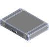 BELCASE RC-5302-F, 724x530x120мм, кейс рэковый усилительный, 2U, рабочая глубина 530мм